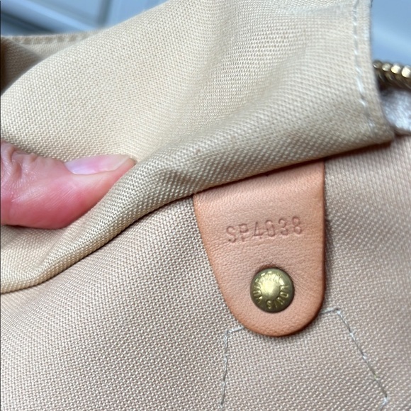 Louis Vuitton Damier Azur Speedy Handbag With Lock & Key #320 “Needs Work” - Picture 8 of 17